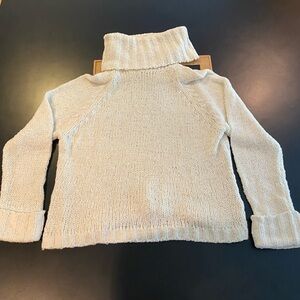 Kasper ASL Cream Wool Blend Turtleneck Sweater. Size XL